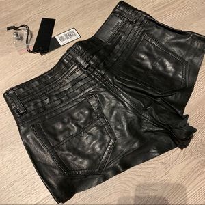 Diesel Shorts - Brand New Diesel Leather Shorts Size 25 Diesel Shorts - Brand New Diesel Leather Shorts Size 25